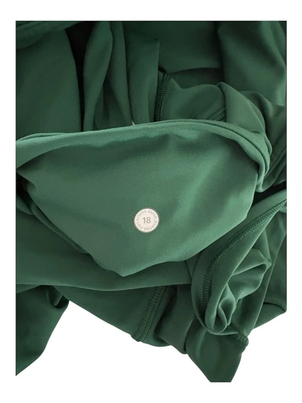 Lululemon Fast and Free High-Rise Tights 25” Everglade green. Size 18.